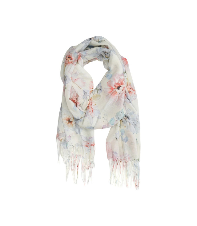 Women's floral pattern scarf 180x70