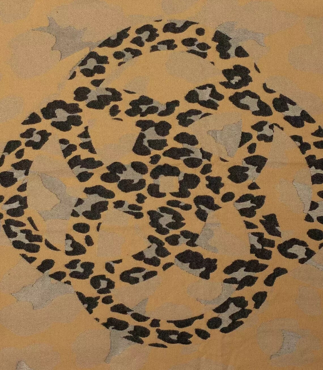 Warm shawl scarf shawl colorful camo flash