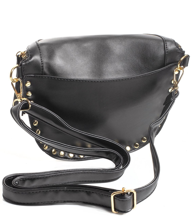 WĄSKA saszetka nerka Torebka Crossbody ROCK STYLE