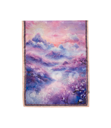 Damski wzorzysty szal w kwiatki 70x180