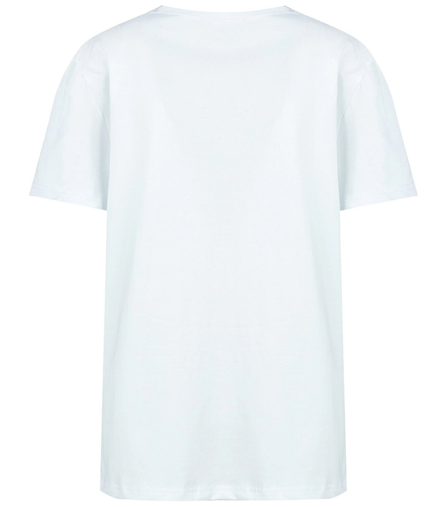 Basic V-neck T-shirt blouse ALDONA