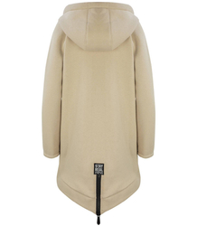 Designer long parka sweatshirt thick warm