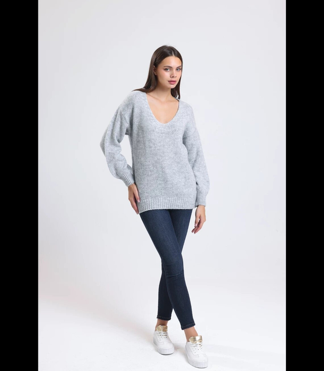 Warm, fashionable, loose women's sweater MATYLDA