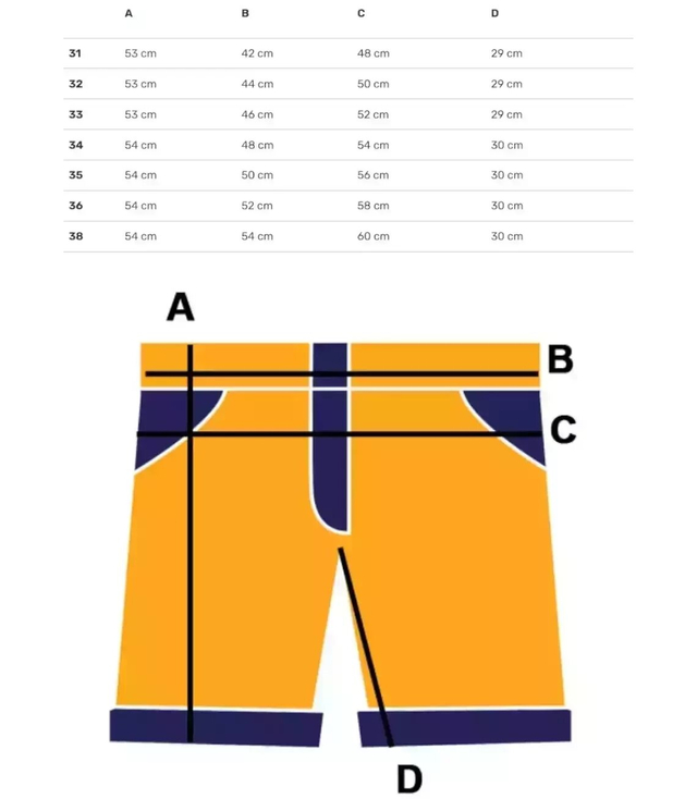 Men's short shorts denim shorts