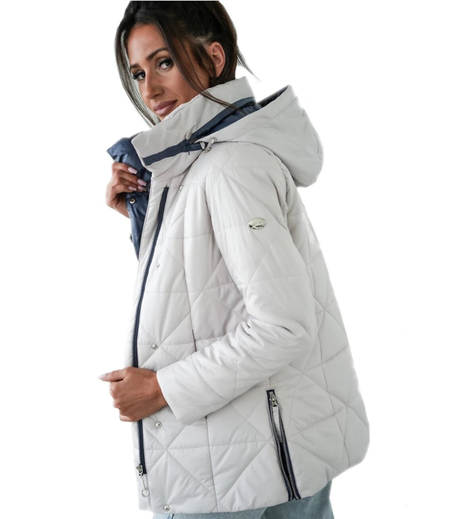 Women's transitional warm jacket Elegant Hood For autumn DIANA