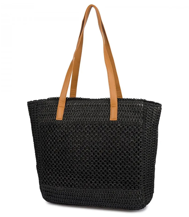 RIVE GAUCHE braided boho shopper bag