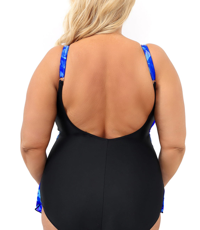 Swimsuit with extended jersey