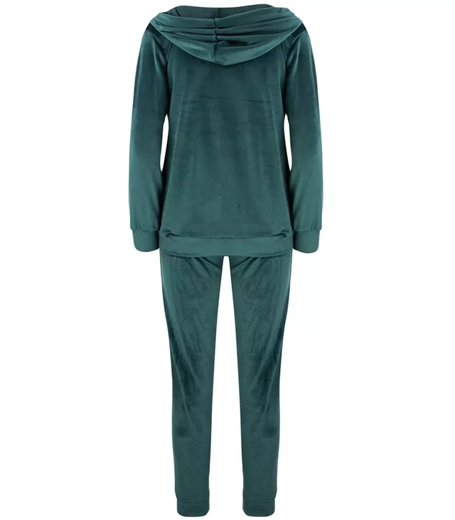 Tracksuit pants sweatshirt set velour MARTA