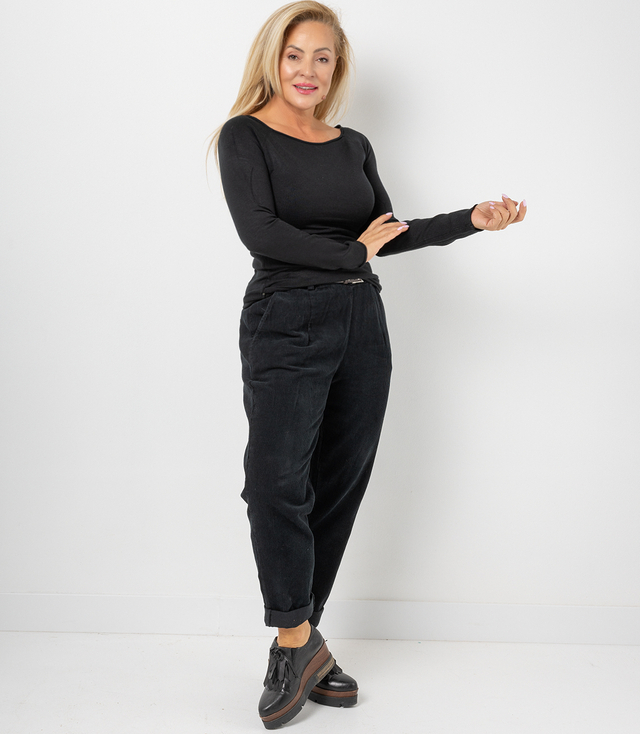 Comfortable knit longsleeve sweater blouse BESSI