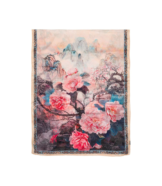 Women's patterned shawl 70x180