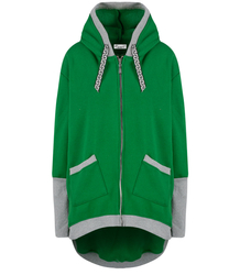 Warm oversized sweatshirt PARKA sweatshirt hoodie