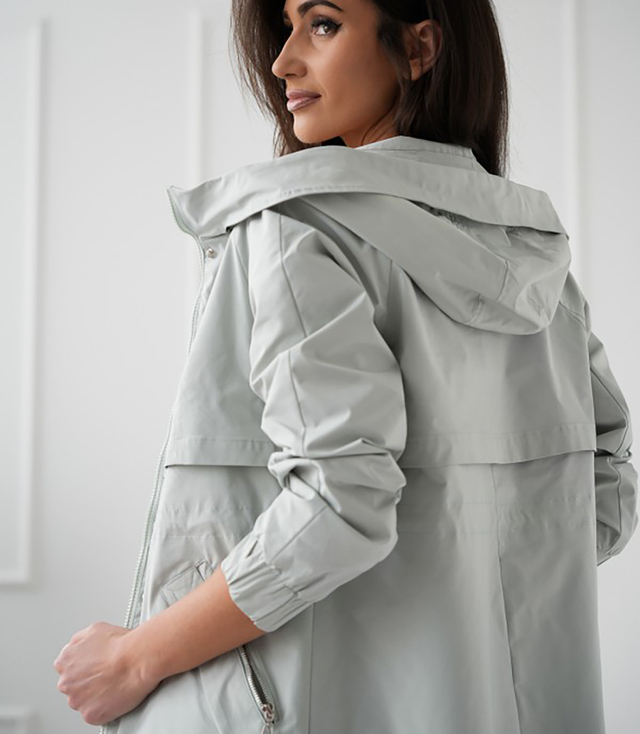 Women's trench coat transitional parka VICTORIA