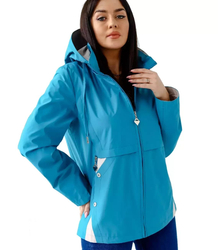 Women's transitional spring hooded jacket LUIZA