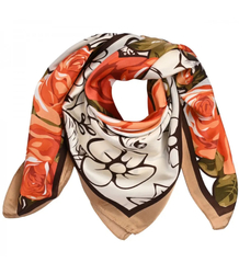 Stylish Elegant Scarf Mix of beautiful patterns 70x70 cm