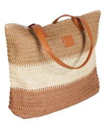 Mega large summer beach bag, braided, 3 colors