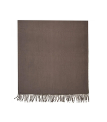 Soft large shawl with tassels uniform classic