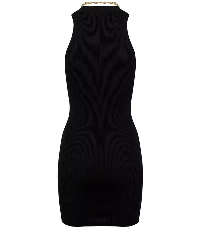 Matching elastic chain dress