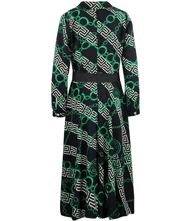 Elegant dress Beautiful with belt Envelope neckline LUNA