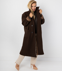 Women's long loose oversized coat CINDY