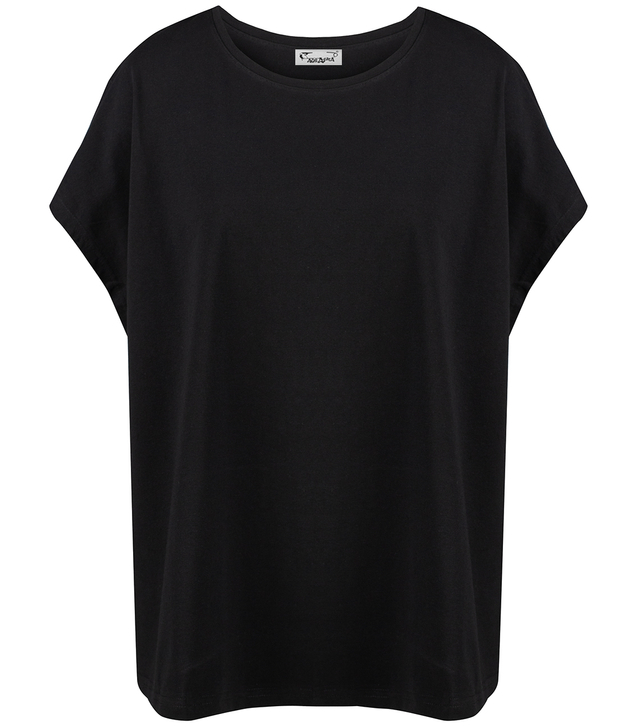 Blouse t-shirt with round neckline oversize Emma