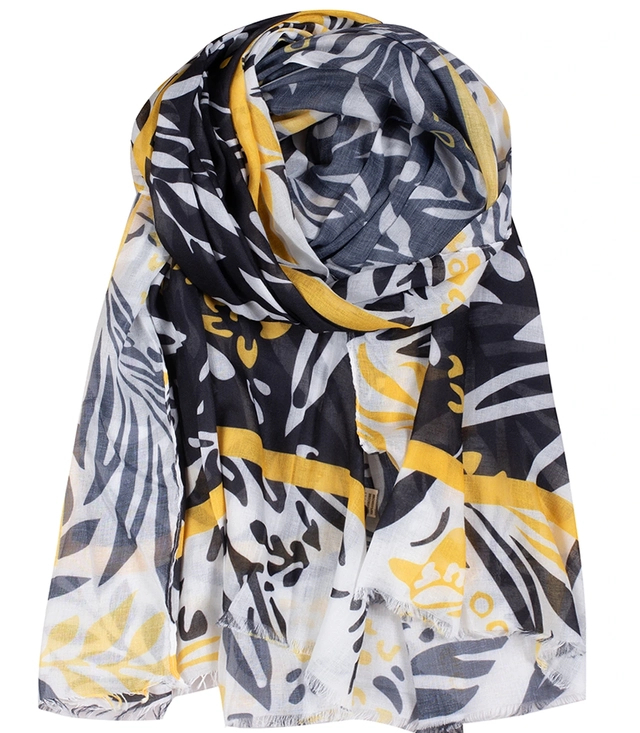 Stylish shawl scarf viscose patterned Elegant 180cmx90cm