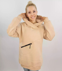 Ciepła bluza unisex bawełna kieszonka BASIC