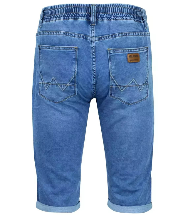 Men's denim shorts tie shorts