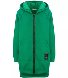 Ciepła oversizowa bluza BASIC rozpinana