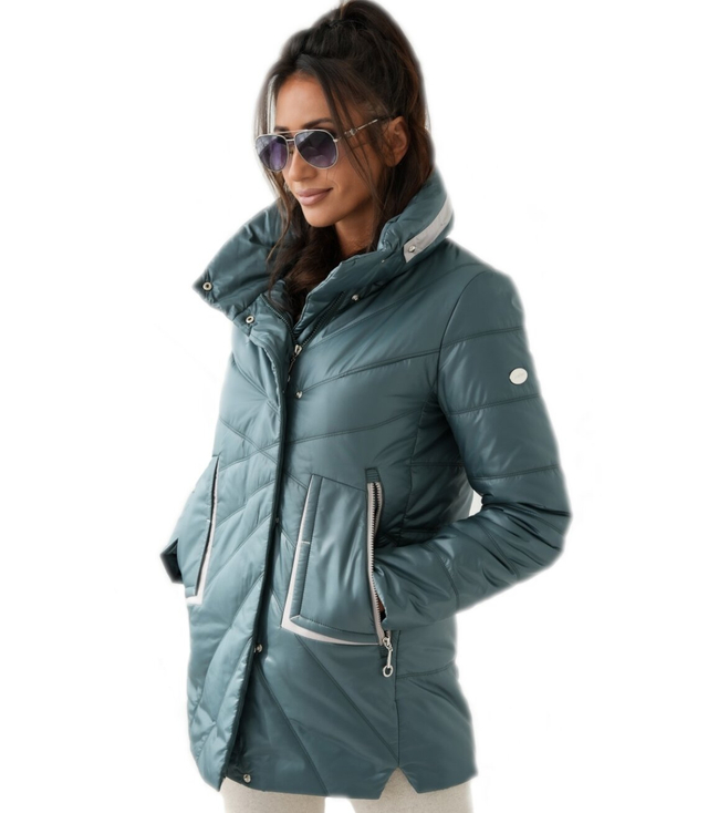 Women's transitional warm jacket Elegant Hood For autumn MAGDA
