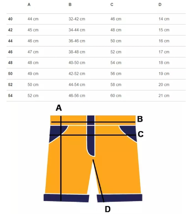 Women's shorts in fabric