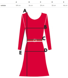 Elegant striped dress with a LOVE heart