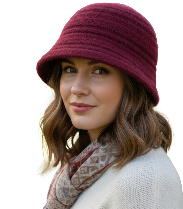 Women's plaid hat