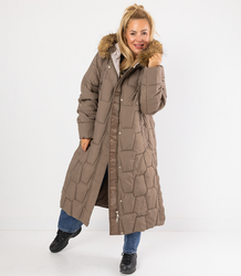 Long jacket quilted winter coat URBAN LONG PUFF