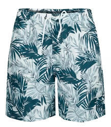 Shorts swim shorts in flowers and leaves