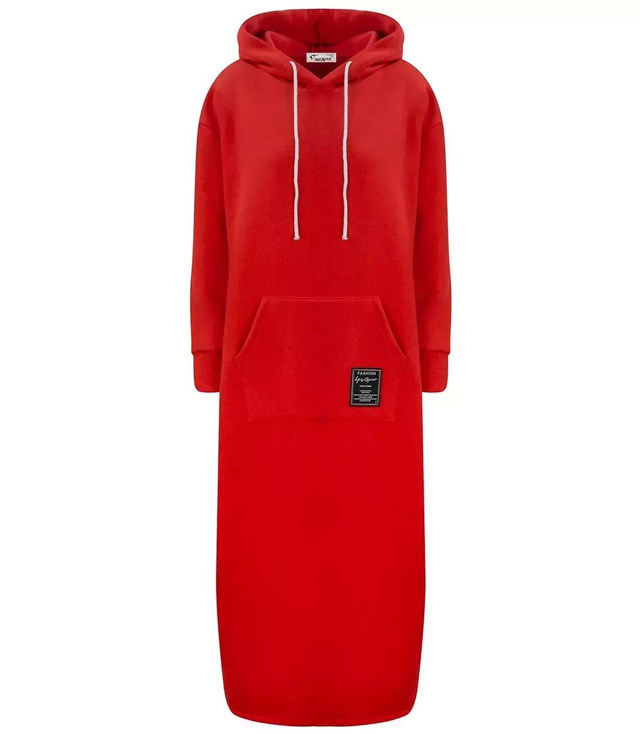 Long sweatshirt oversized tracksuit dress