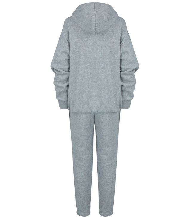 Oversize smooth cotton sports tracksuit MARGARET