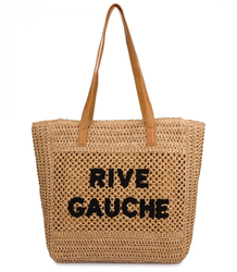 Torebka shopper boho z plecionki RIVE GAUCHE