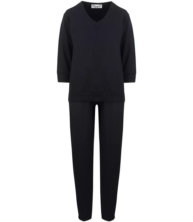 Tracksuit, pants, sweatshirt, one-color set