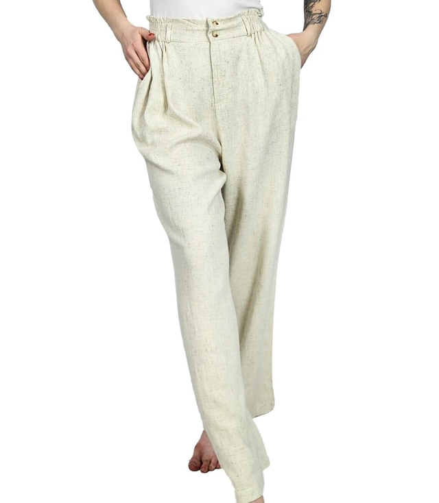 Women's culotte pants wide leg high rise SOFIA