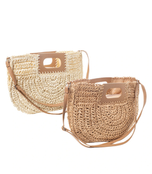 Wednesday summer bag shoulder bag braided rounded