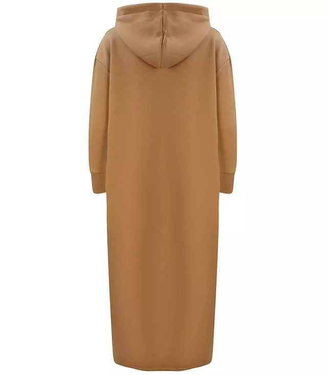 Ciepła bluza damska dresowa Oversize Sukienka Bawełniana Kaptur