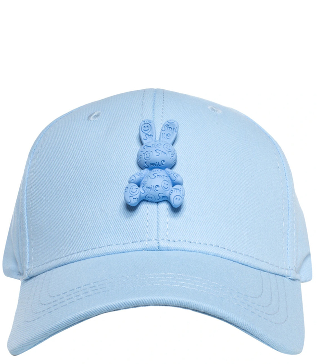 Children's baseball cap decorated with plastic bunny