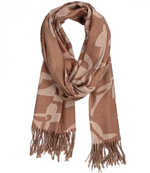 Warm stylish scarf abstract pattern soft smooth 180x70 cm