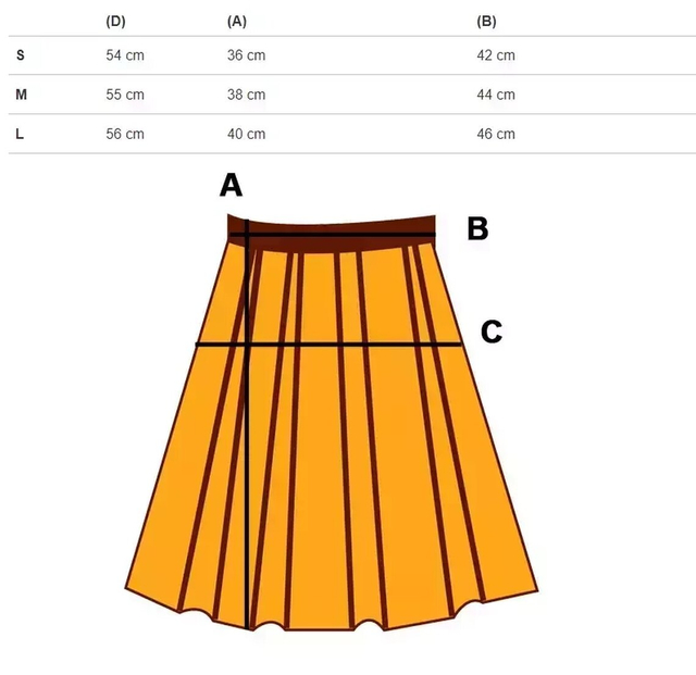 Basic combat A-line skirt with pockets