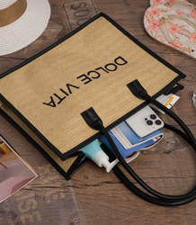 Torba plażowa DOLCE VITA koszyk shopper na lato