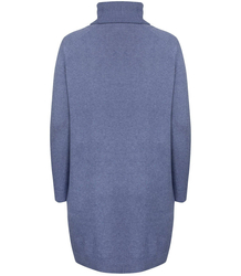 Luźna Sukienka dzianinowa Golf WEŁNA +SIZE