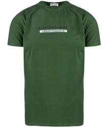 Męski t-shirt koszulka napis krótki rękaw