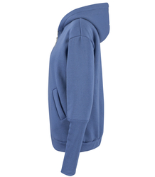 Warm women's short sweatshirt one-color basic with hood RENATA