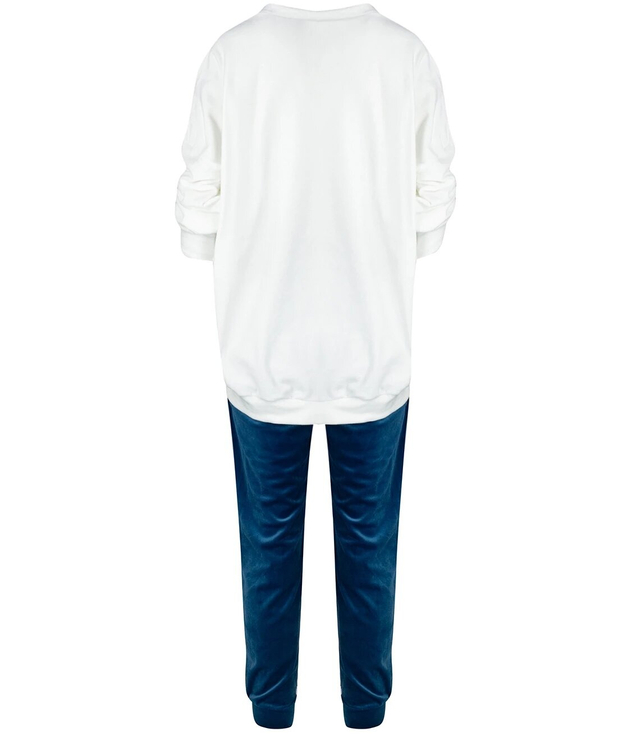 Women's velor tracksuit set Warm M MIA print