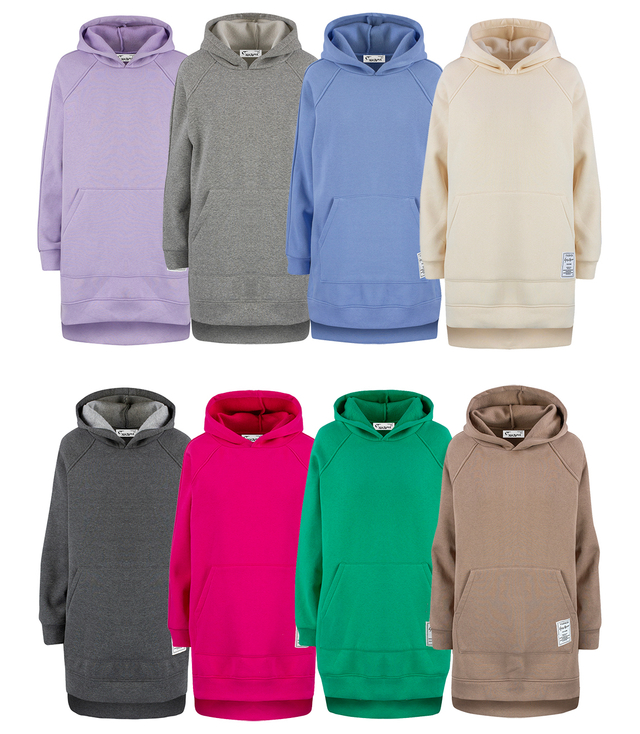 Ciepła oversizowa bluza BASIC hoodie